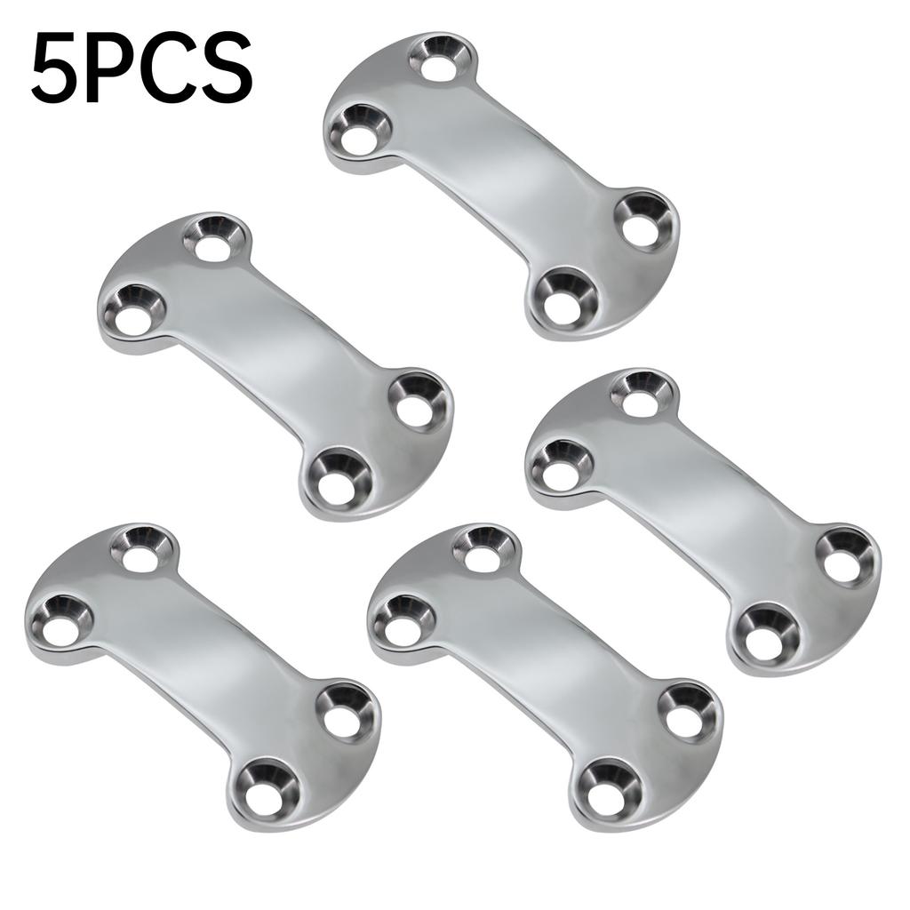 1/2/5PCS Marine Boat Belt Cam Buckle Plate Stainless Steel Durable Strap Fixing Cam Buckle For Sailing Yacht Accessories
