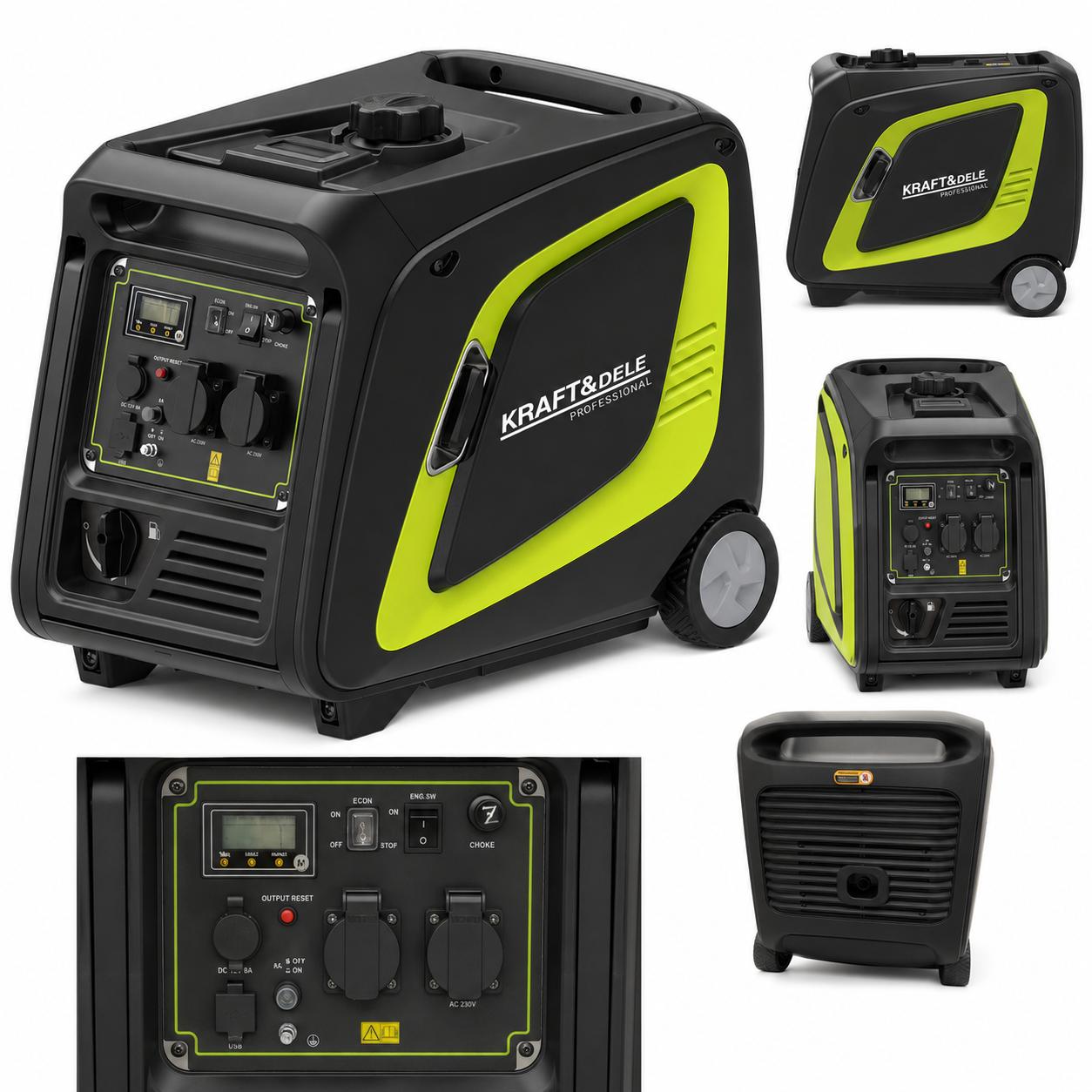 4,5 kW invertora ģenerators ar
