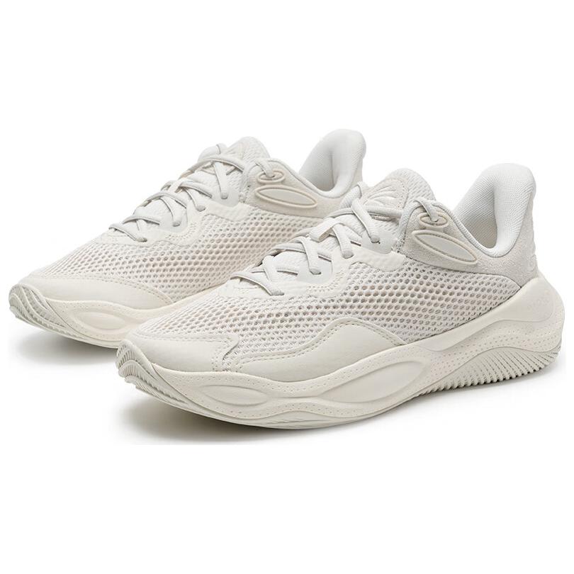 Under Armour Curry Splash 24 Casual Versatile Comfortable Durable Breathable Low-Top Basketball Shoes Unisex Sneaker White 3028193-110