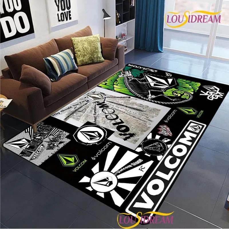 Moderner Markenteppich für Wohnzimmer, Schlafzimmer, Tischdekoration, Küchentür, rutschfeste Fußmatten, Alfombra Geburtstagsgeschenk