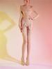 Sexy Women Garter High Cut Bodysuit Sheer See Through 5Dthin Shaper Tights Bandage Elastic Leotard Pajamas Maid Wear