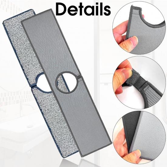 Bimkole 2 PCS Faucet Absorbent Mat, Kitchen Faucet Sink Splash Guard Wraparound Cloth Pads Sink Splash Absorbent Pad for Kitchen Bathroom Faucet