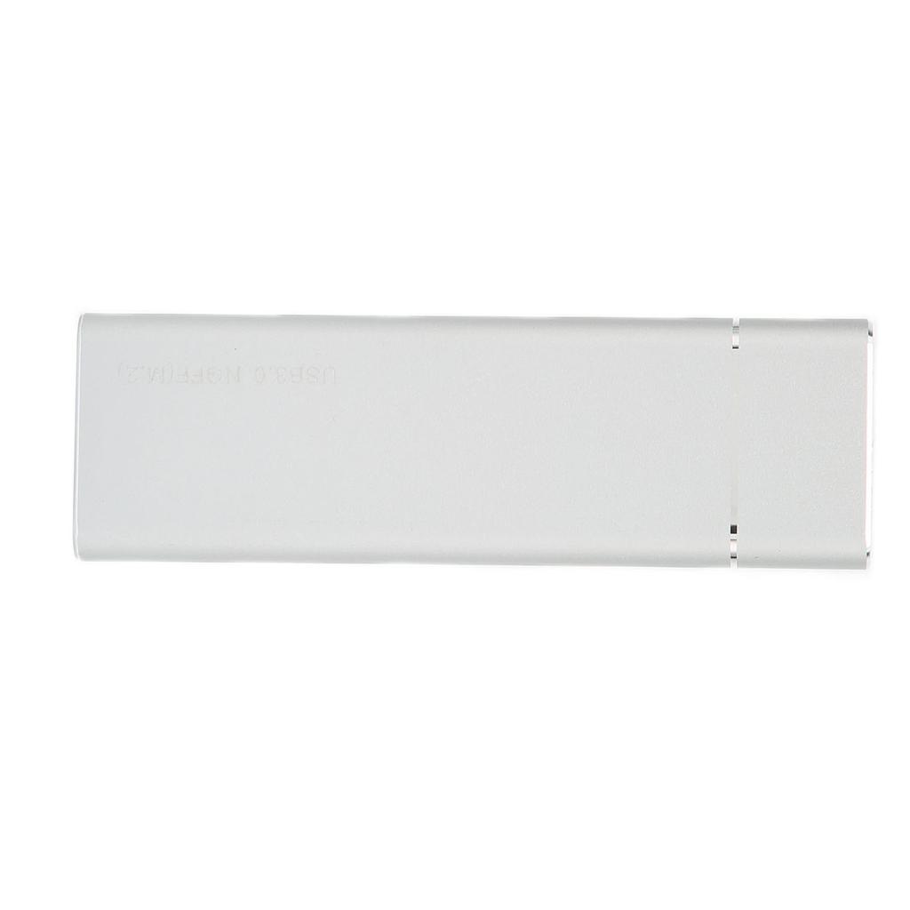 Hard Drive Enclosure M.2 NGFF To USB3.0 High Speed 5Gbps Portable Stable SSD Enclosure for Windows for OS XGrey  (Not