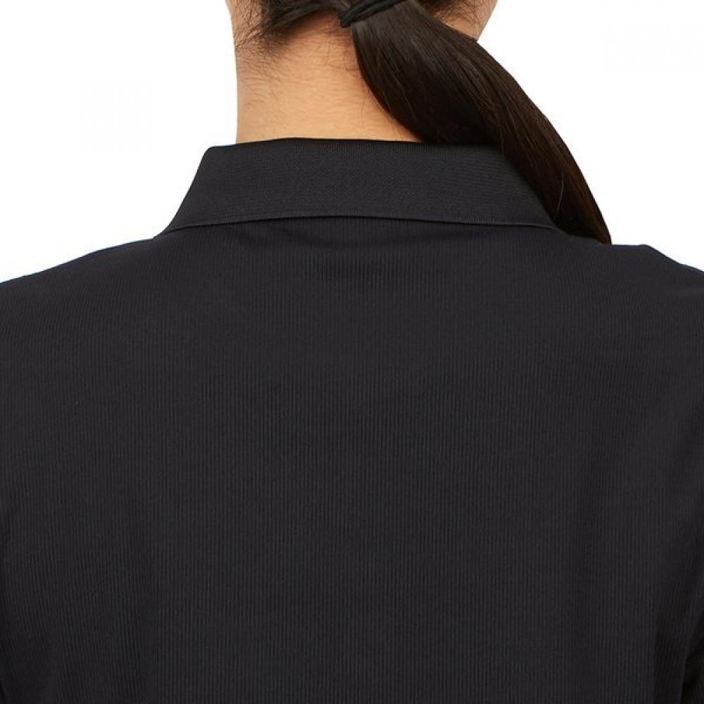 Zipore Golfwear Women S Collar ShorT Sleeve T ShirT g4lS23k135 Onyx