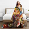 Metroids Hero Game  Blanket  Warm Soft  Plush Bedding Throws For Couch Chair Sofa Bed Travel Office Flannel Bedspread Bed Cover