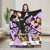 Super Soft DUH! P1Harmony Kpop Music Album Throw Blanket Premium Fleece Flannel Bed Blanket Cozy Warm Blankets All Season Use