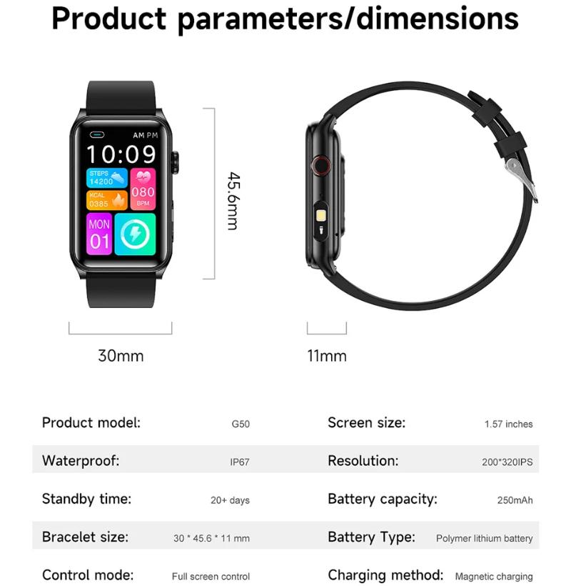 2025 Nové chytré hodinky pro ženy, monitorování teploty, Bluetooth hovory, monitor srdečního tepu, monitorování zdraví žen, chytré hodinky pro Android a iOS