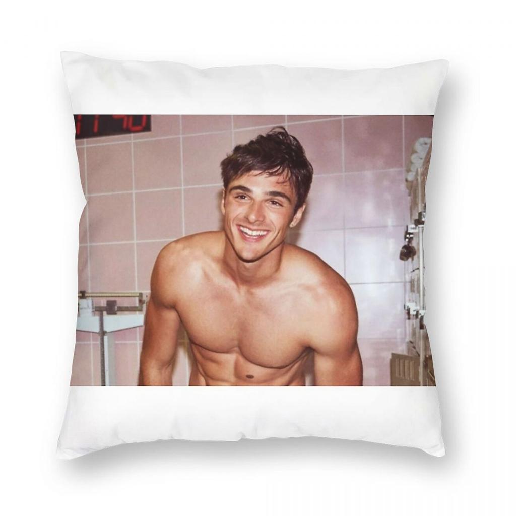 Jacob Elordi Square Pillowcase Polyester Linen Velvet Creative Zip Decor Throw Pillow Case Room Cushion Cover