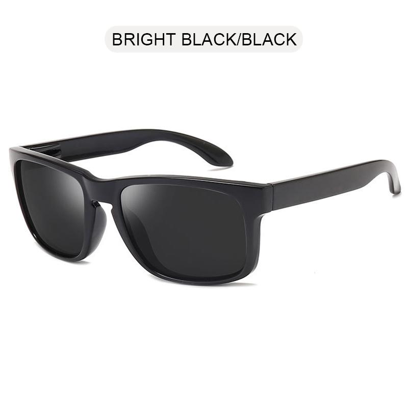 Classic Fashion Square Sunglasses Men Women Vintage Plastic UV400 Black Outdoor Sports Shades Stylish Unisex