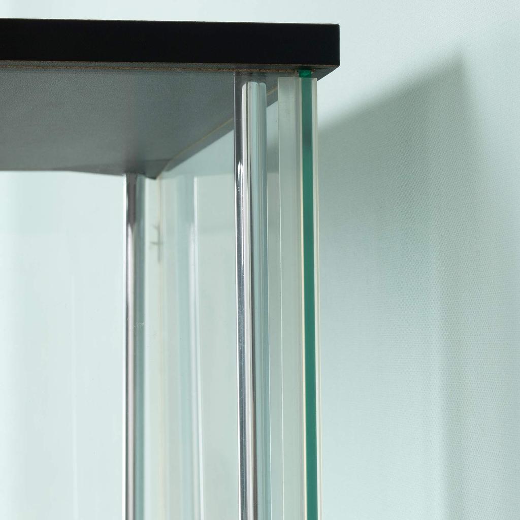 Fuji Boeki Sammelkoffer Figurenkoffer 4 Etagen Breite x Tiefe x Höhe 162cm Braun Vollglas Aufbau Artikelnummer 96047 42,5 36,5 [2 Verpackungen]