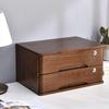 Chic Lockable Wooden Storage Box for Office