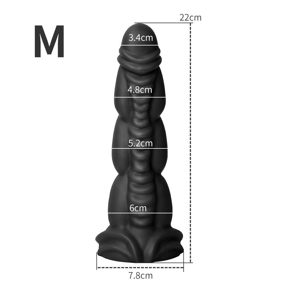 Extra Large Soft Anal Plug for Men - Stretching Fist Toy, Realistic Dildo, Prostate Massager, Safe Silicone SM Adult Sex Toy