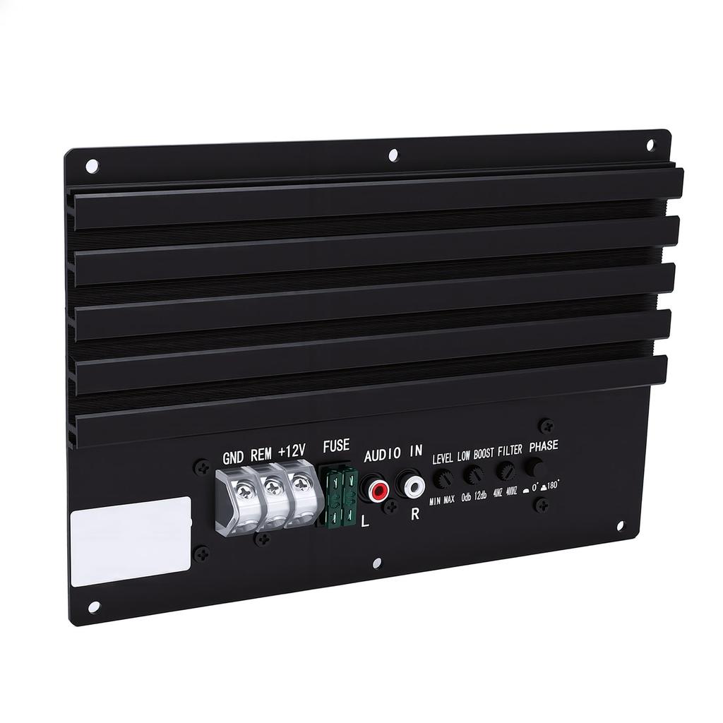 Car Exposed Amplifier Board 800W High Power Aluminum Alloy Car Amp Board for 8 to 12 Inch Woofer