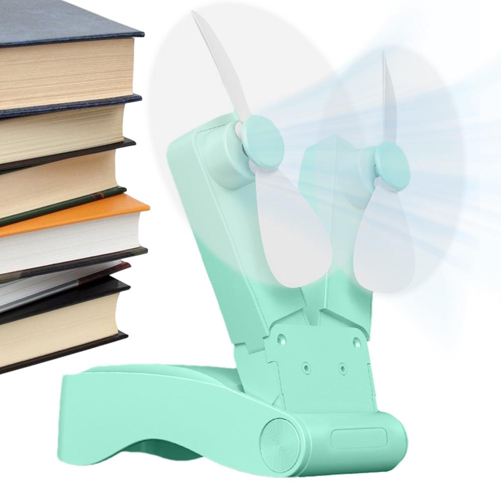 

Small Pocket Fan USB Rechargeable Pocket Fan Silent Operation Multi-Functional Hand Fans Personal Fans