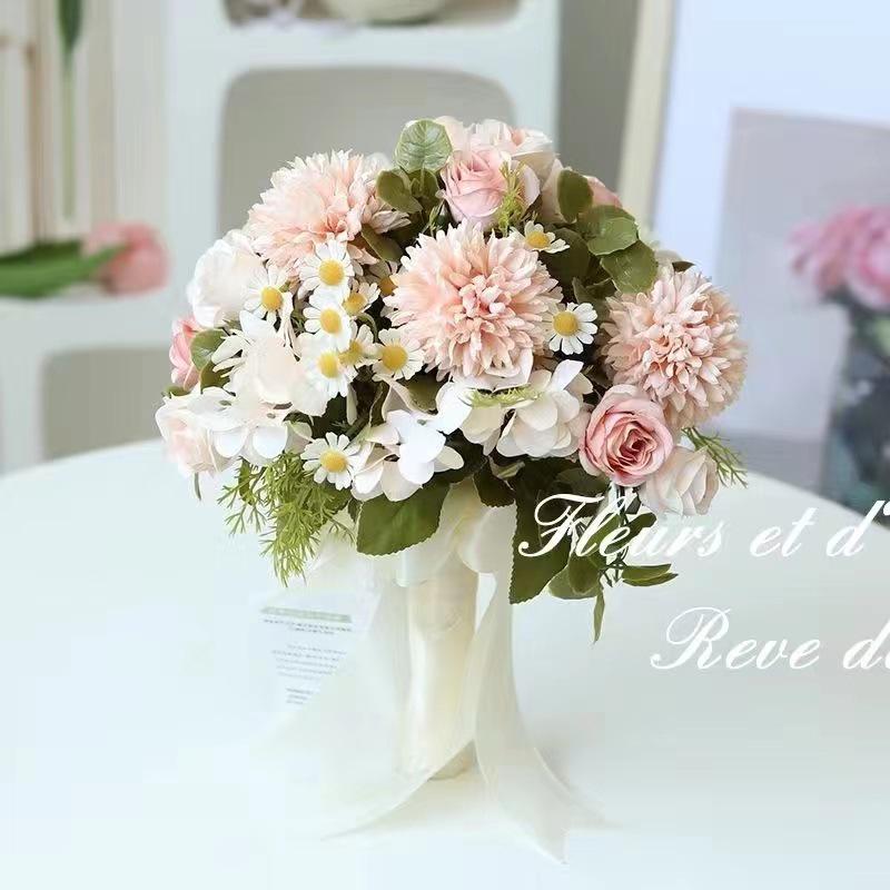 Koreanischer Waldstil Braut-Handstrauß für Hochzeit oder Foto-Requisiten