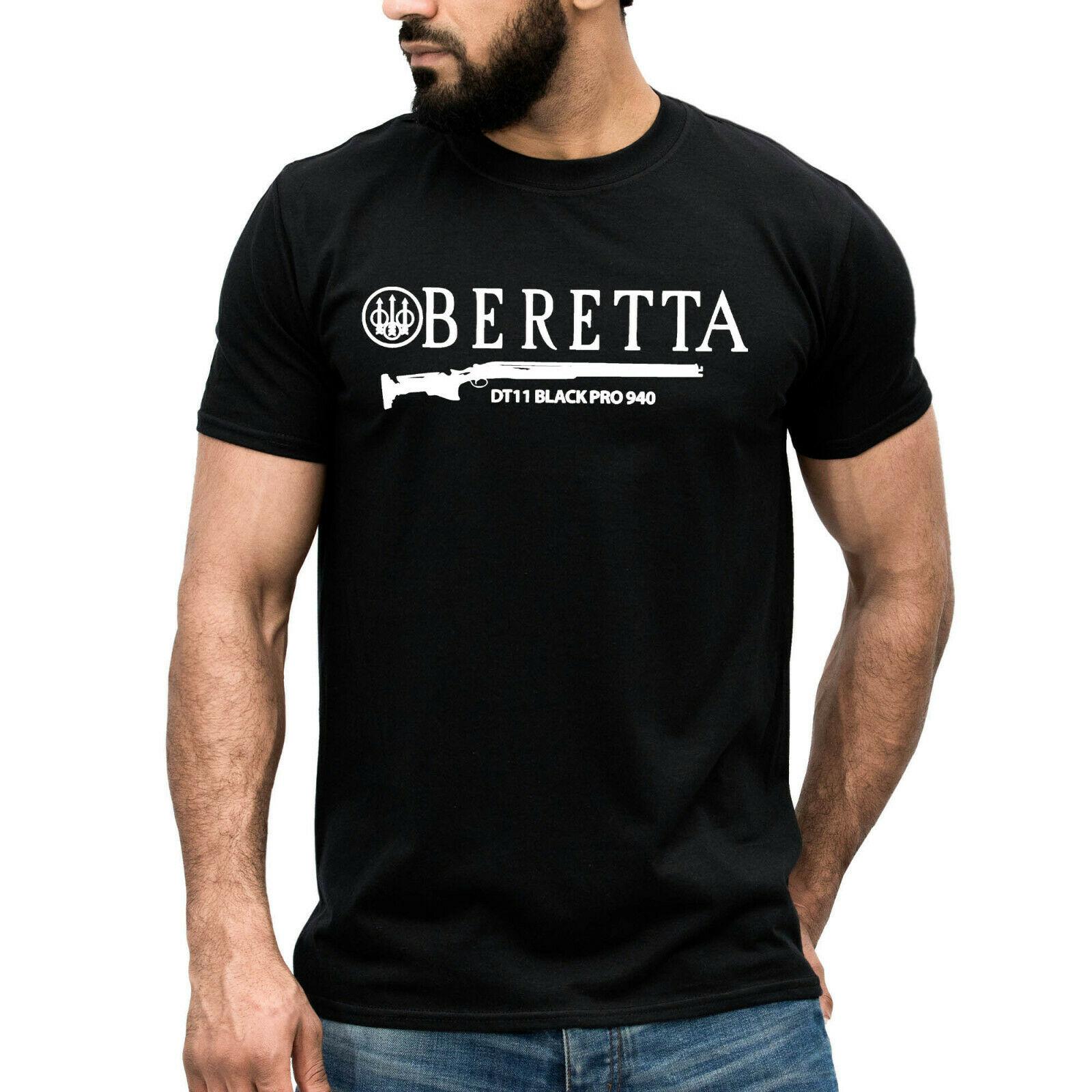 

Beretta Футболки Охотник Для мужчин Женщина Футболка с короткими рукавами Летняя футболка Круглый вырез Футболки Винтажные женские футболки Футболки