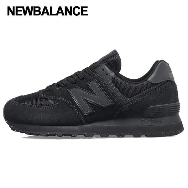 New Balance Sneaker 574 Sneaker Triple Black All Black Ml574eve