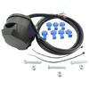 Lightweight 7 Pin Trailer Light Plug Wiring Harness for Convenient Storage & Portability Reliable Electrical Connection