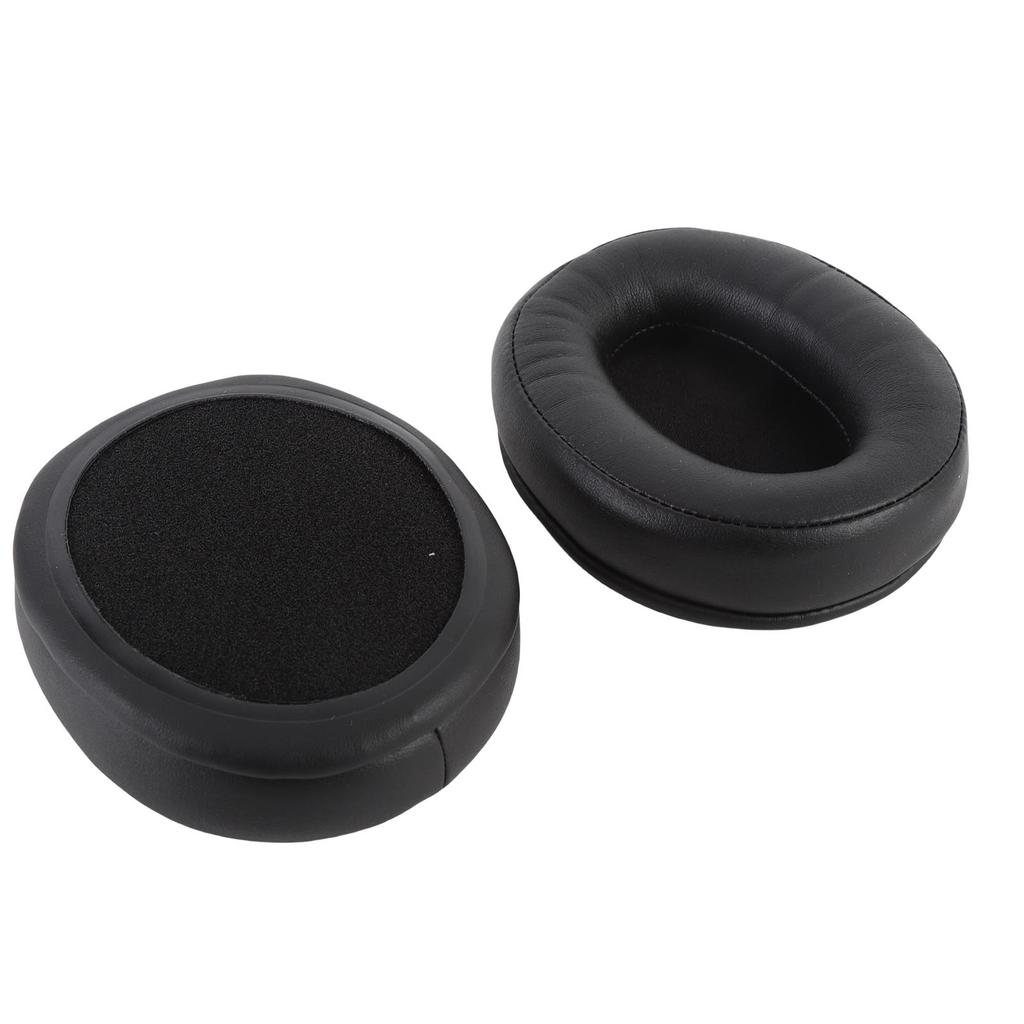 2 Pcs Headphone Ear Pads Comfortable Sound Insulation Protein Leather Headset Ear Cushions for ATH-M50X M40X M30X M50
