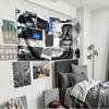 Daves Artistic Rap Theme Digital Print Tapestry Street Dance Hip Hop Decor for Events Party Venue Fashion Decoration