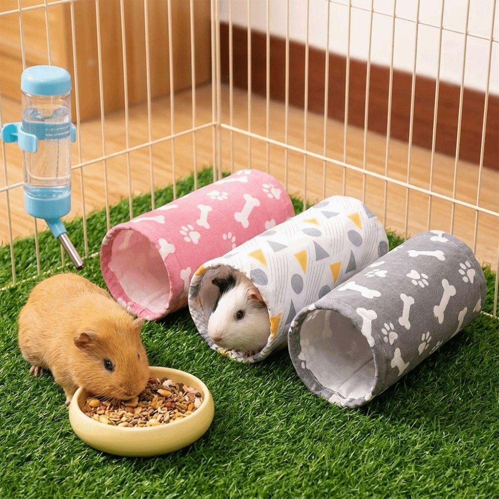 Breathable Hamster Hideout Toys Corner Hideout Dutch Pig Toys Durable Guinea Pig Tunnel  Small Pets