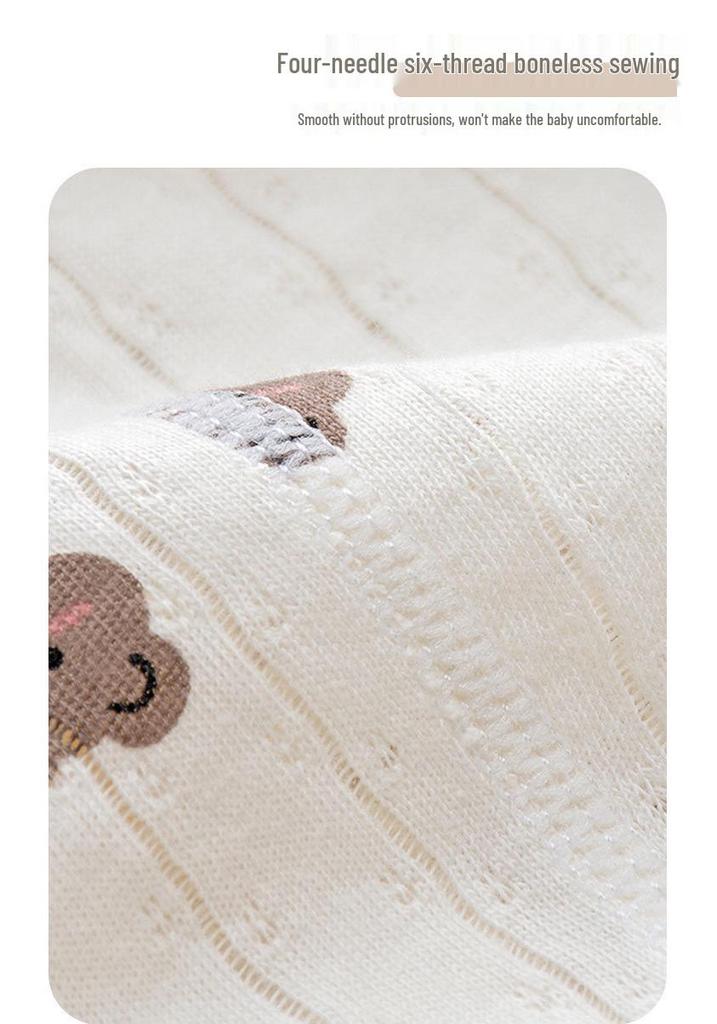 Summer Newborn Romper: 100% Cotton, Lightweight, No-Bone Suit for Small Babies