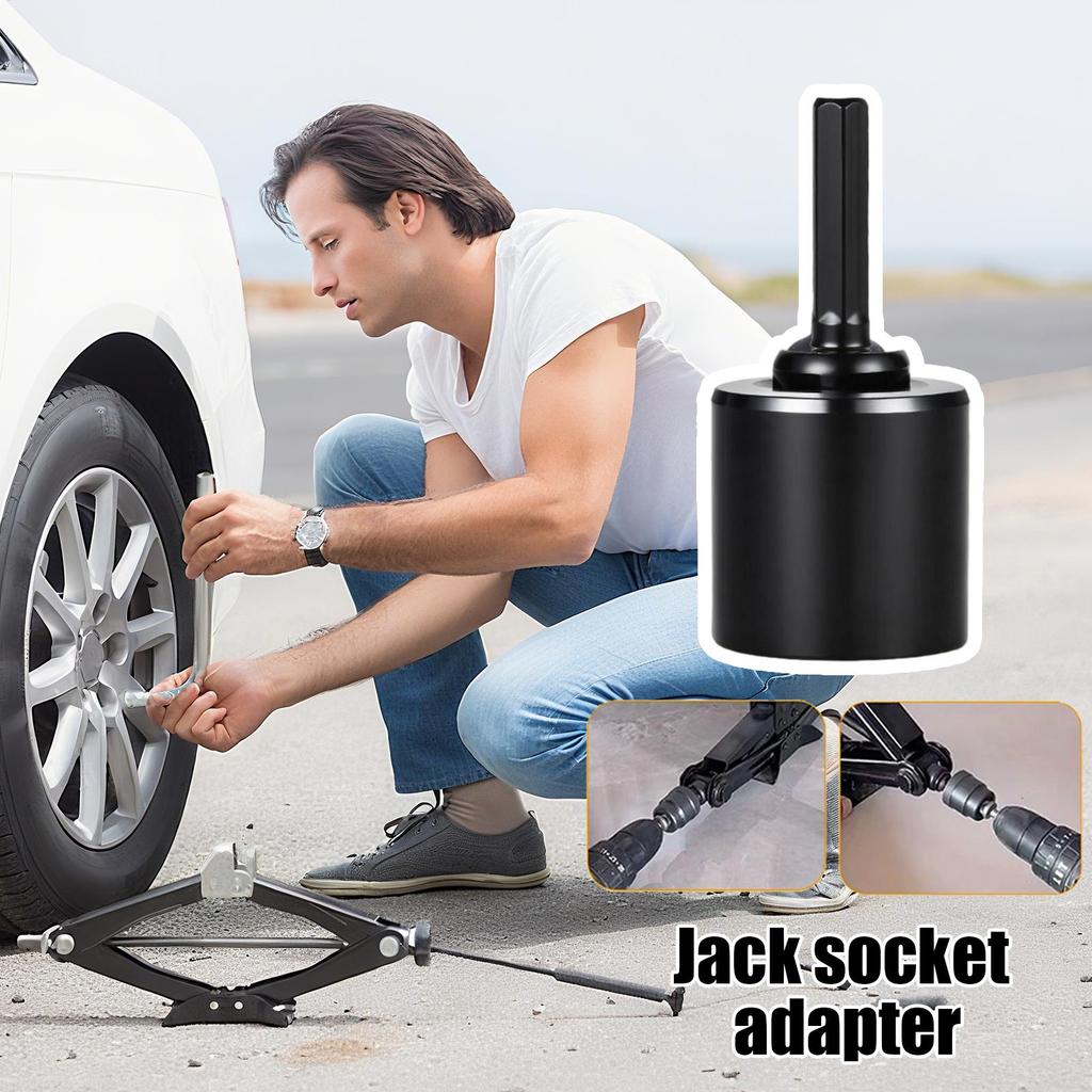 Jack Socket Adapter Stabilizer Jack Drill Adapter RV Electric Leveling Jacks Heavy-Duty Stabilizer Tool Wrench for Repair Mainte
