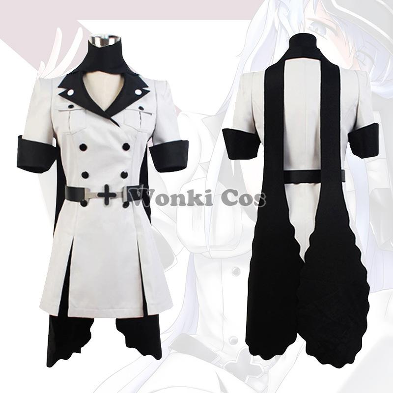 Akame Ga Kill Cosplay Esdeath Esdese Cosplay Costume Uniform With Hat Long Wig For Women Party Costumes