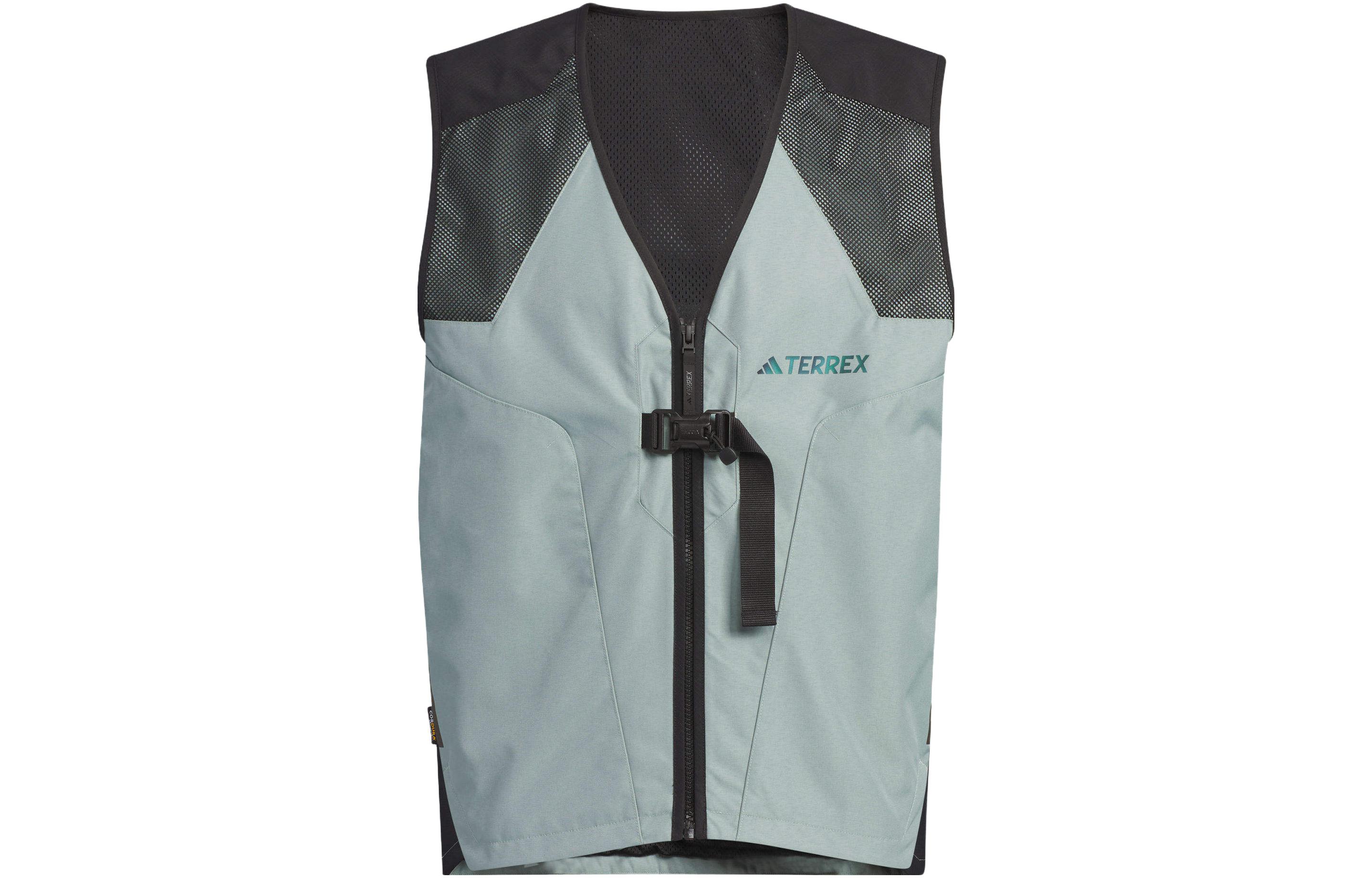 Adidas Vests Men s Green V Neck Moderate Other IC1956 M
