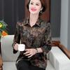 Fashionable Seven-Sleeve Summer Shirts for Middle-Aged and Elderly Women