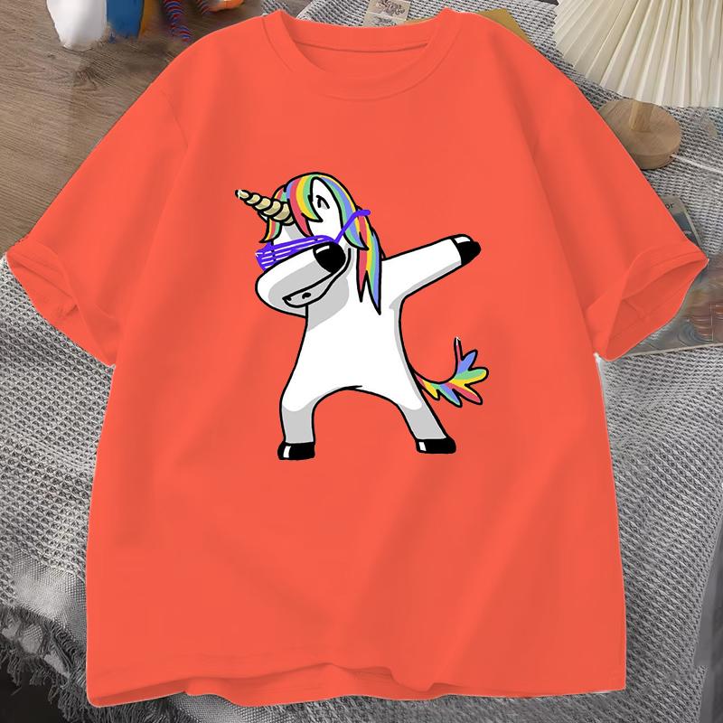 Unicorn Kawaii Unicornio 90s Women T Shirt Top Tee Shirts Female Ulzzang Harajuku Short Sleeve Hip Hop Korean Style Graphic