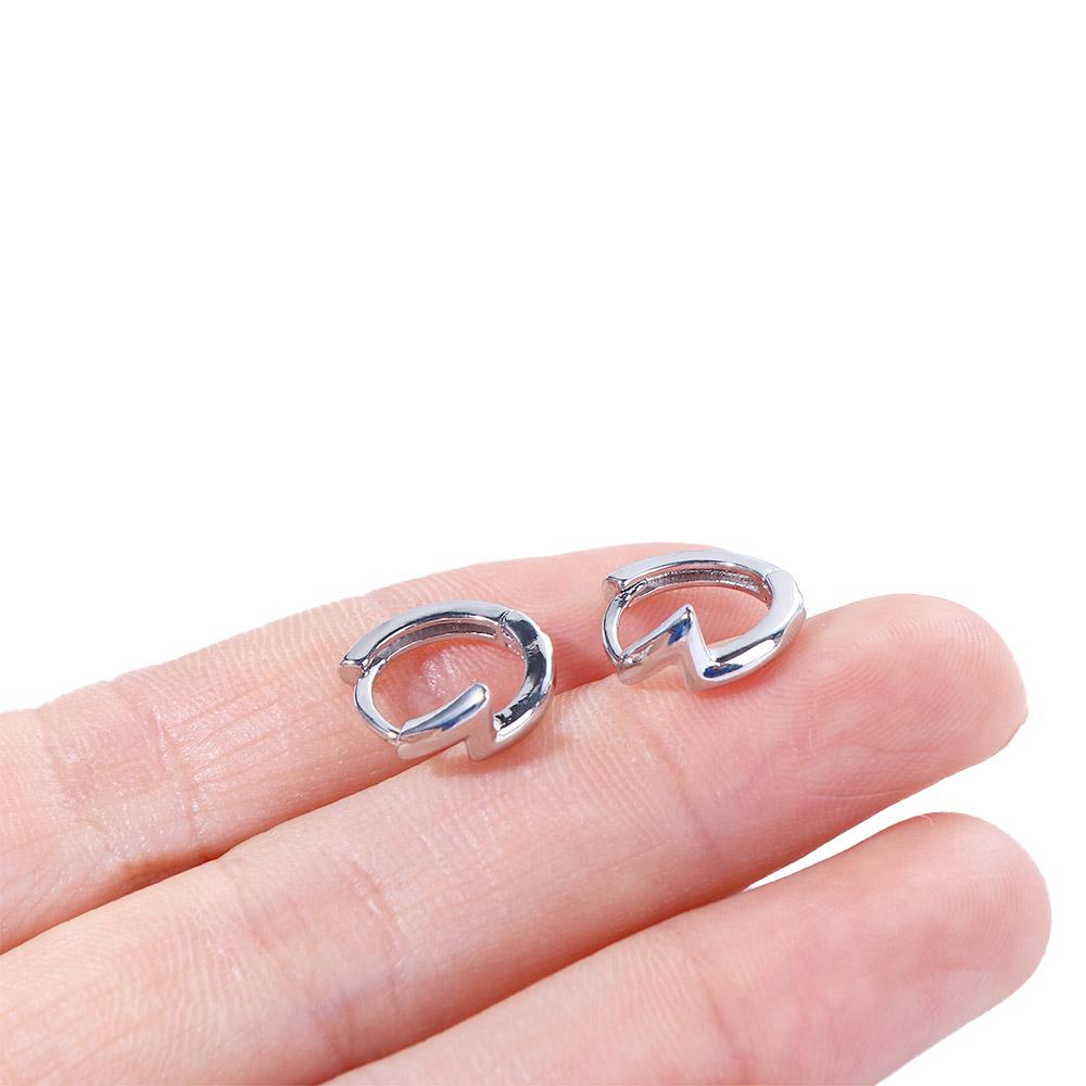 Street Wear Party Punk Women Ear Buckle Korean Earrings Men Accessories Men Hoop Earrings