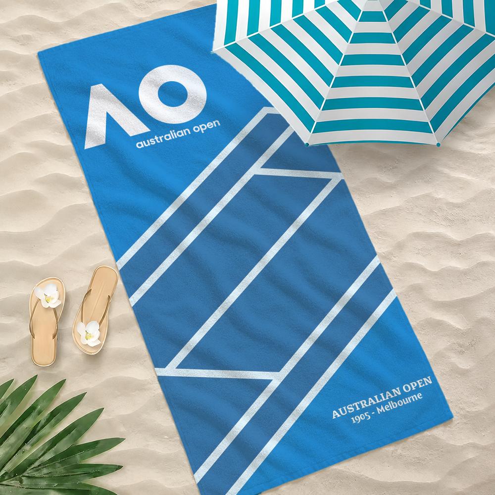 Event A-Australian Open Towel Towel Beach Towel Oversized Quick Dry Towel Absorbent Soft Swim BeachTowels for Men Women