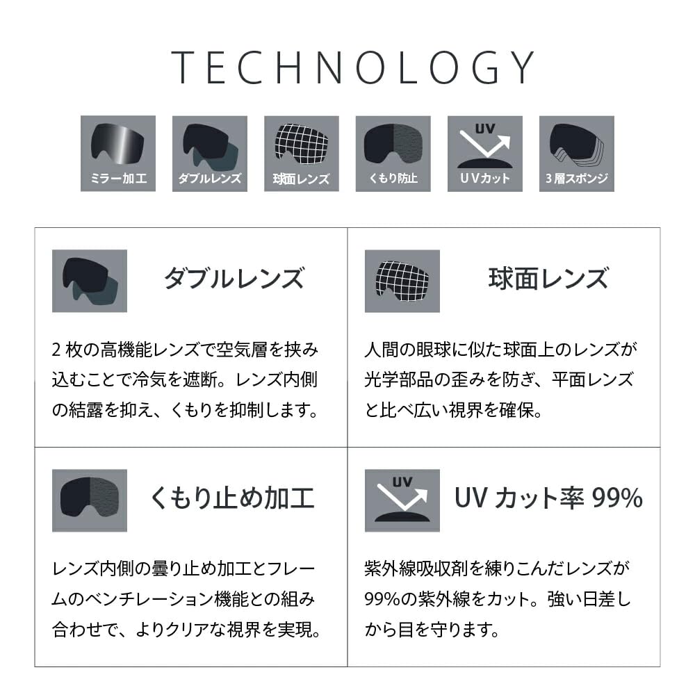 Gogle narciarskie ZECK Asian Fit FZ-16J (MATOWY CZARNY-SREBRNY/SAPHIRE LUSTRO) zkg-fz-16j-bk-g03 [Używany]