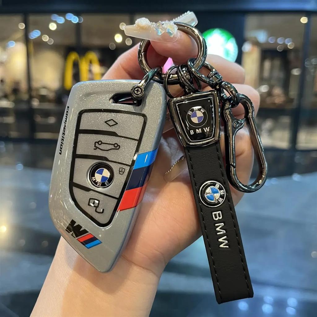 Car Remote Key Case Cover Shell for BMW X1 X3 X5 X6 X7 1 3 5 6 7 Series G20 G30 G11 F15 F16 G01 G02 F48 Car Accessories EV2