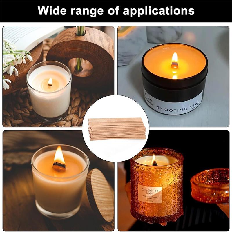 Good-Wood Candle Wicks Forcandle Making Kit, Wood Wicks Forcandles Making, Wooden Wicks Forcandlemaking