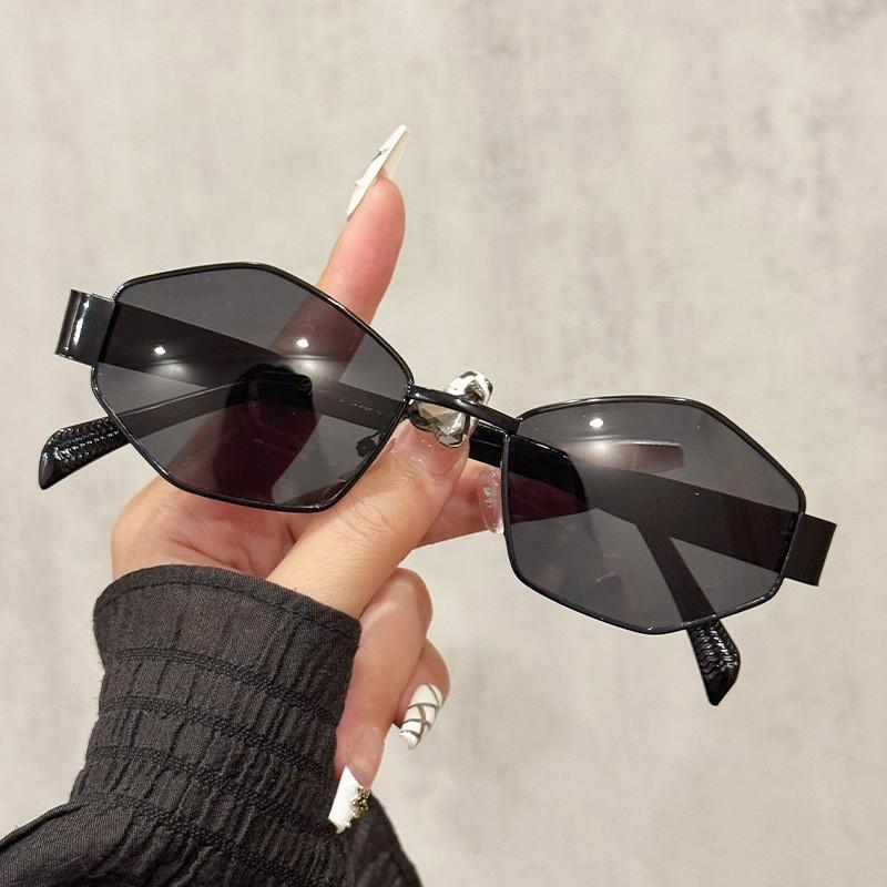 Vintage Special-Shaped Sunglasses Women Men Square Sun Glasses Female Retro Polygon Oculos De Sol for Male Eyeglass Eyewear