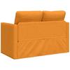 Vidaxl 2-in-1 Floor Sofa, Dark Yellow, 112X174X55 Cm, Fabric
