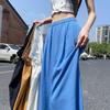Women's Edge Cotton Linen Wide-Leg High-Waisted Pants - Slimming, Loose, Casual, Nine-Point Length, Summer 2026
