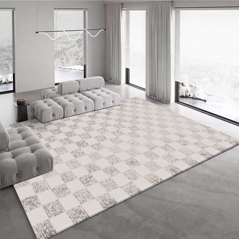 Fashionable and high-end carpet, living room sofa and coffee table carpet, light luxury Nordic minimalist carpet