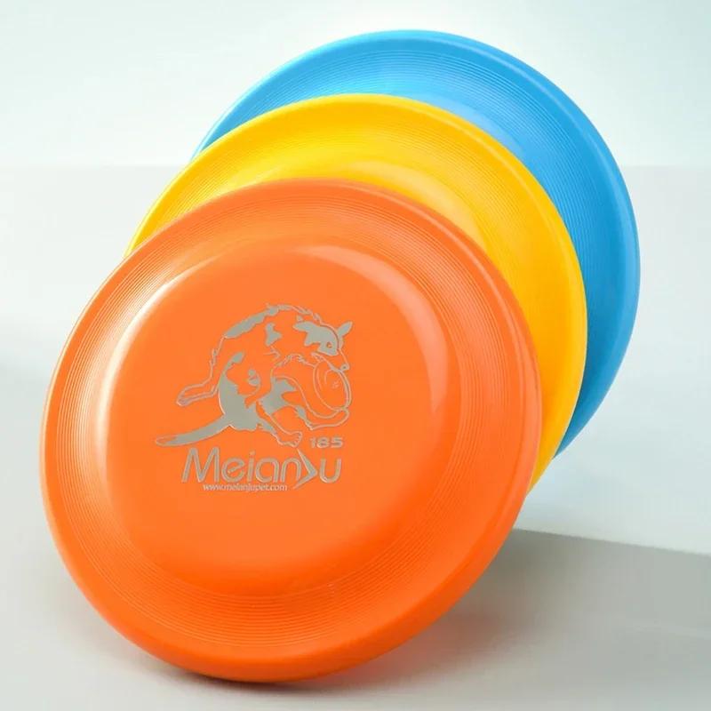 18,5 cm Fashion Pet Dog Silikonová hra Frisbeed Hračka pro psa Létající kotouče Tréninkové interaktivní hračky Potřeby pro domácí mazlíčky Létající kotouč