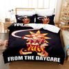 Sundrop Fnaf Bettwäsche-Set Einzelbett Twin Full Queen King Size Bettwäsche-Set Jugendzimmer Laken-Set 3D-Druck Bettlaken-Set
