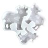3D Cows Molds Castings Molds Silicone Molds Ornament Plasters Molds Epoxy Resin Molds Chocolate Molds for Craft Making