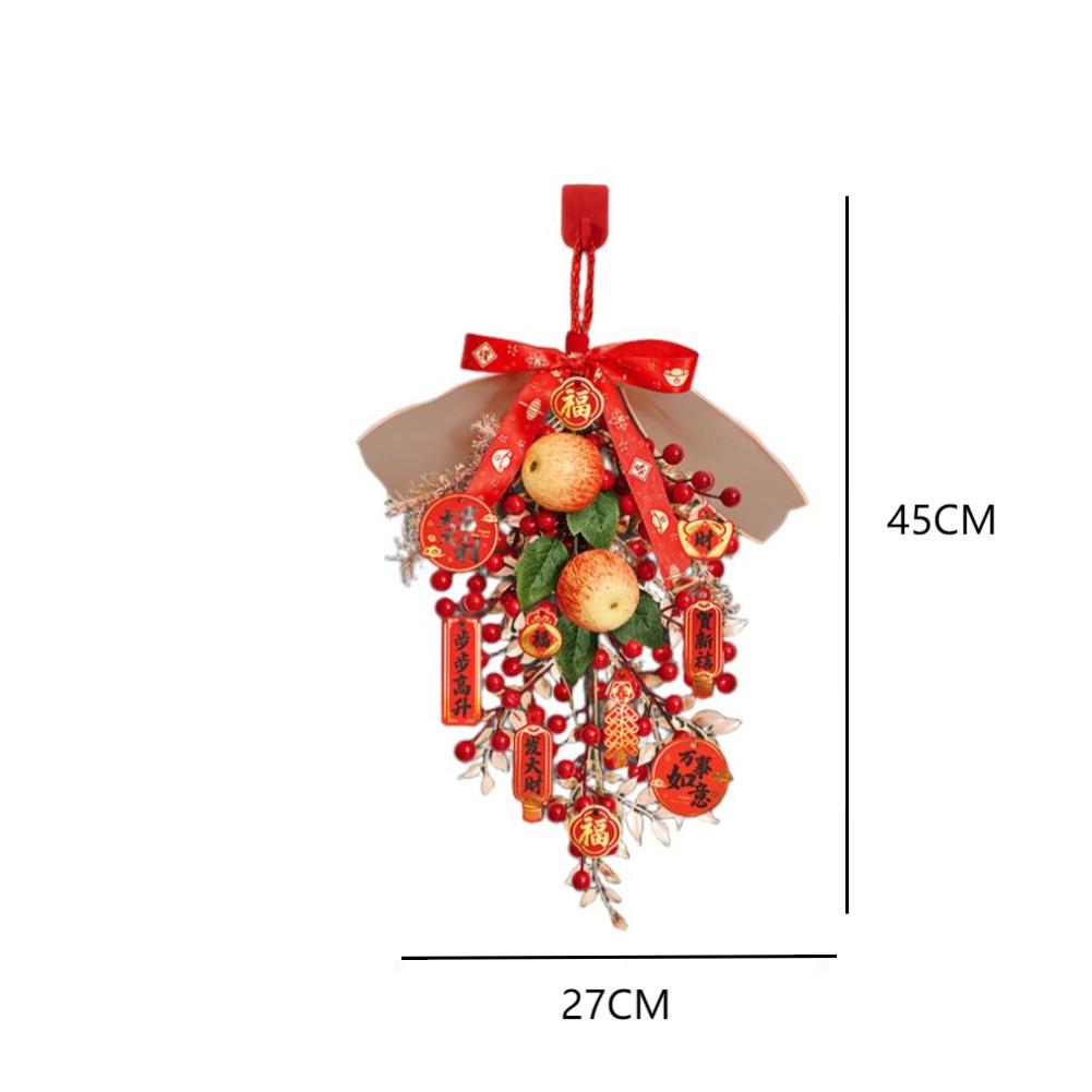 Door Hanging Decoration for Chinese New Year 2026 Horse Year Featuring Classic Cloth and Plastic Materials with Symbolic Motifs