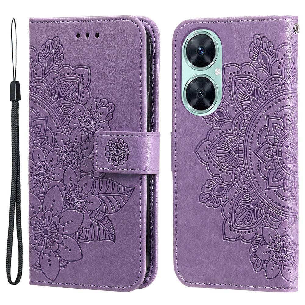 For Huawei Nova 11i/Maimang 20/Enjoy 60 Pro Case Floral Pattern PU Leather Wallet Stand Phone Cover