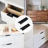 10-1 STuks Onzichtbare Ladehandgrepen Aluminiumlegering Kast Deurknoppen Zonder Boren Meubels Kastknoppen Huis Hardware Kits