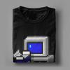 2025 Sommer Installieren Sie jetzt Windows 95 100% Baumwolle Bedrucktes T-Shirt für Herren Hippie Kurzarm Y2K Retro Kleidung Atmungsaktiv