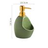 Ceramic Lotion Bottle Soap Dish Dual-Use 480ml Soap Dispenser Household Body Wash Shampoo Makeup Remover Water Storage Bottle
