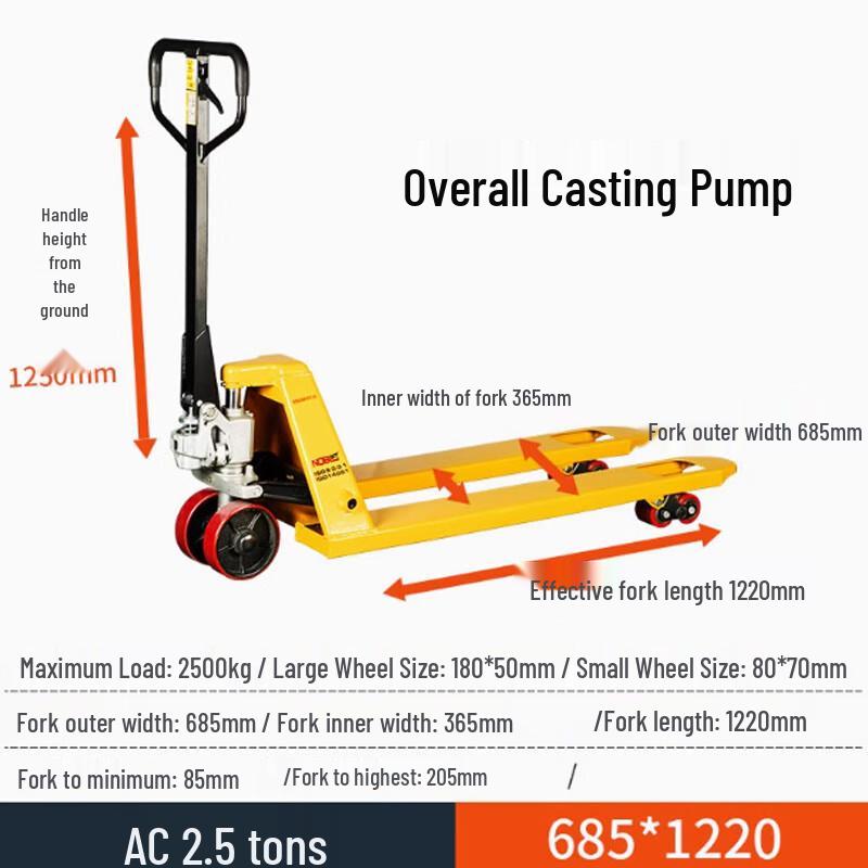 

Oufeisi Manual Hydraulic Pallet Truck
