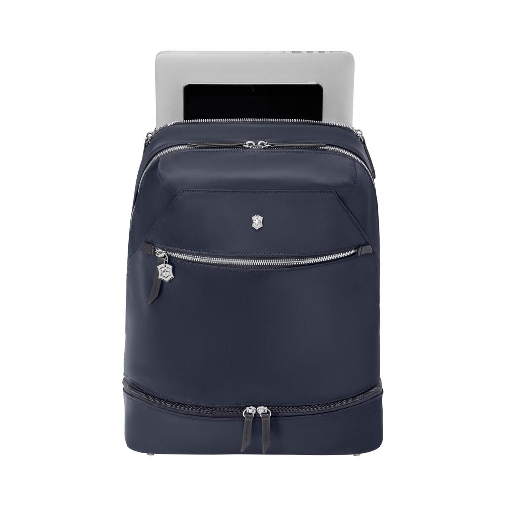 Victorinox Victoria Signature Deluxe Backpack for A4 Tablet 612202 Women, 15-inch PC, Size, Capacity, 18L, Blue,
